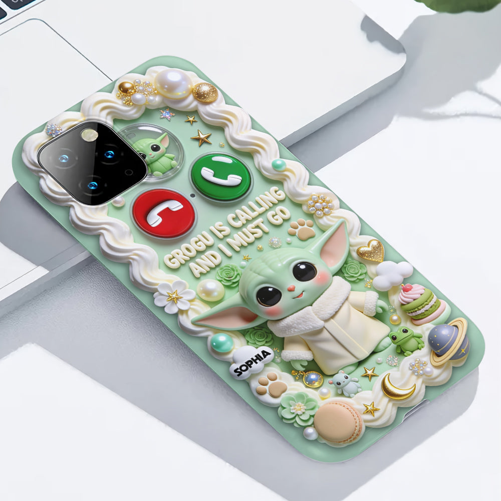 Baby Is Calling - Personalized The Force Full Print Phone Case