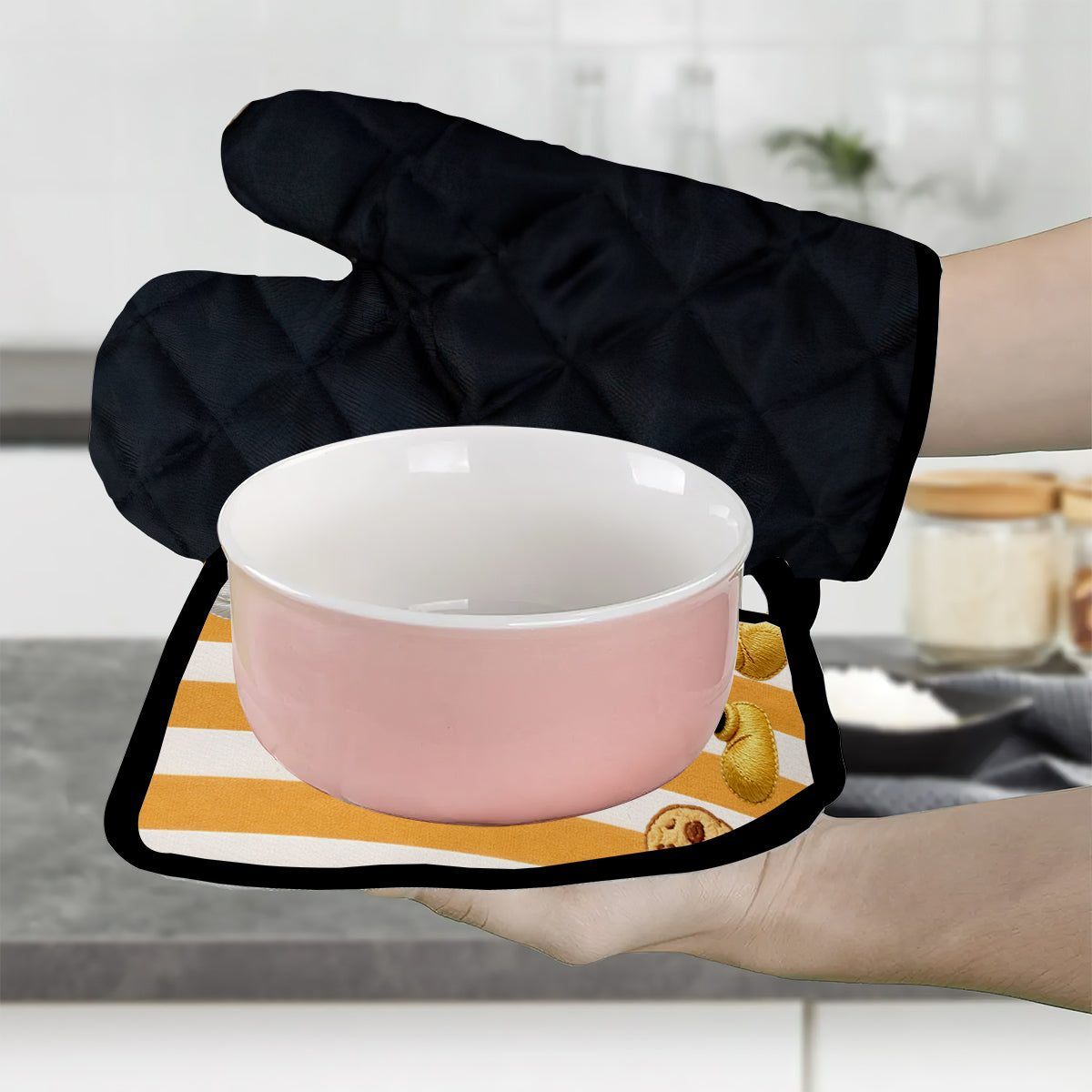 Bake Cookies - Personalized Mouse Oven Mitts & Pot Holder Set