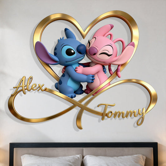 You & Me We Got This - Personalized Ohana 3D Printed Cut Metal Sign