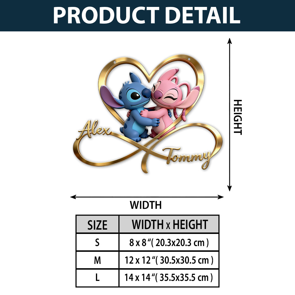 You & Me We Got This - Personalized Ohana 3D Printed Cut Metal Sign