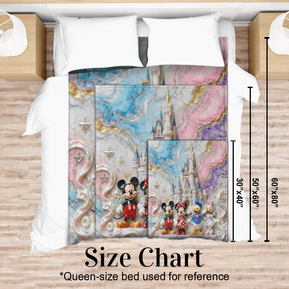 Magical Friends - Personalized Mouse Blanket