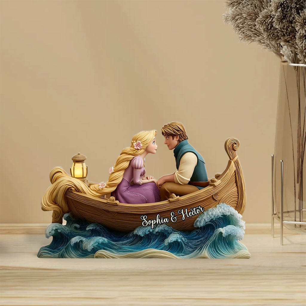 Now That I See You - Personalized Couple Custom Shaped Acrylic Plaque