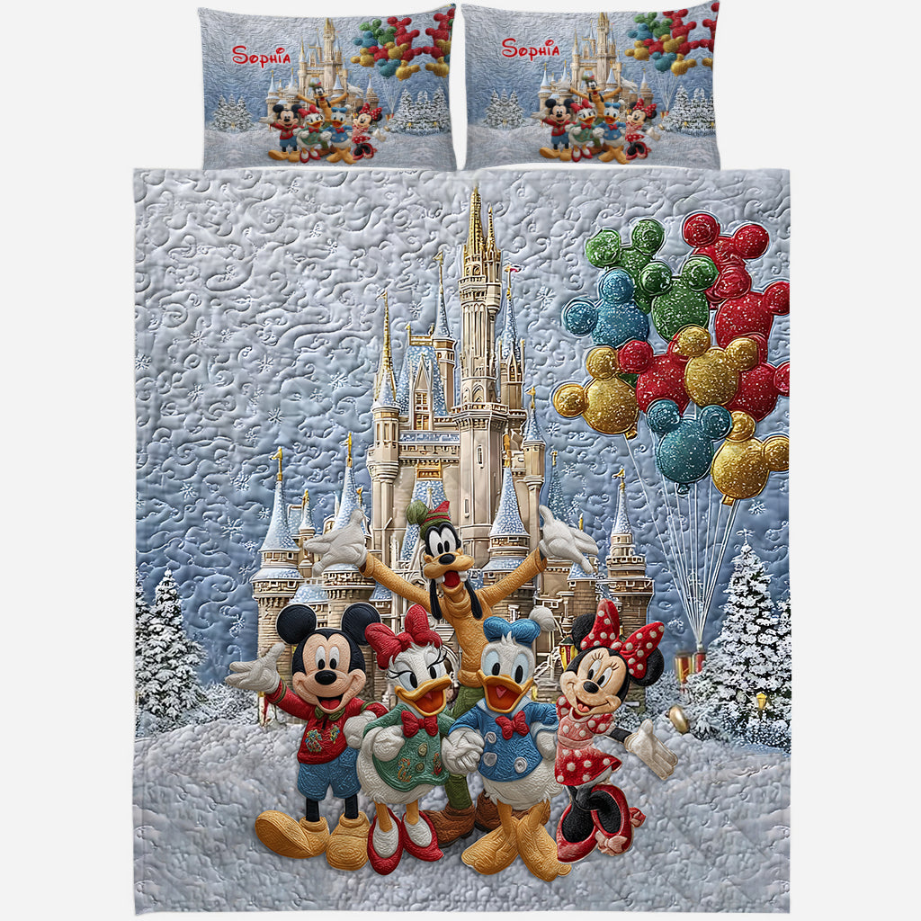 The Magical Castle - Personalized Mouse Quilt Set