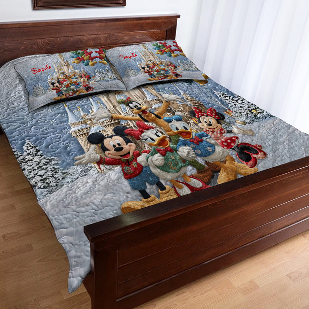 The Magical Castle - Personalized Mouse Quilt Set