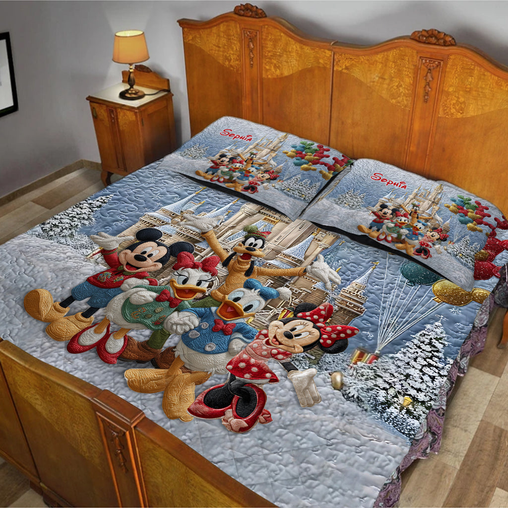 The Magical Castle - Personalized Mouse Quilt Set
