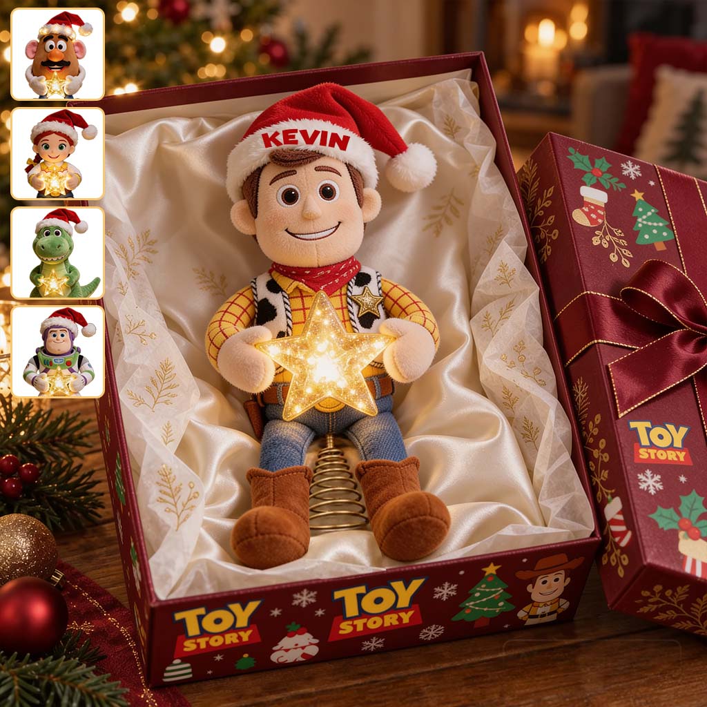 Christmas Story - Personalized Movie For Kids LED Light Tree Topper