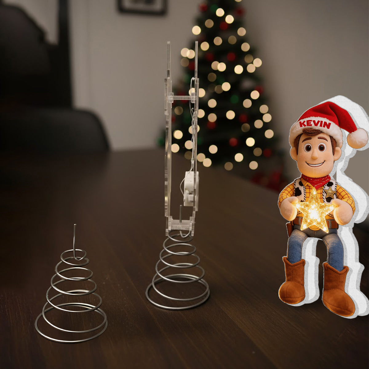 Christmas Story - Personalized Movie For Kids LED Light Tree Topper