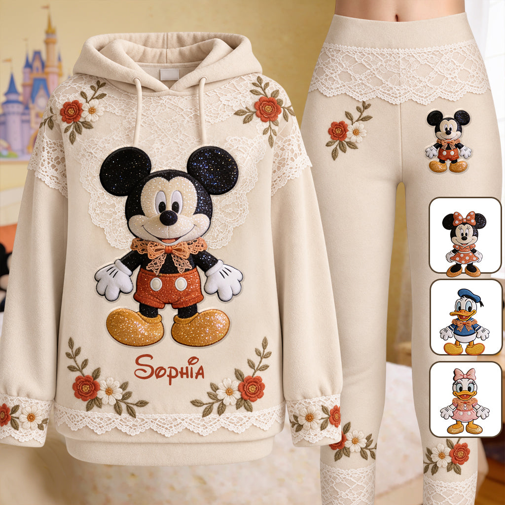 Happy Friends - Personalized Mouse Hoodie and Leggings