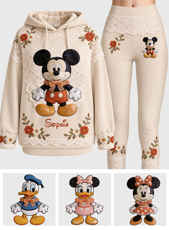 Happy Friends - Personalized Mouse Hoodie and Leggings