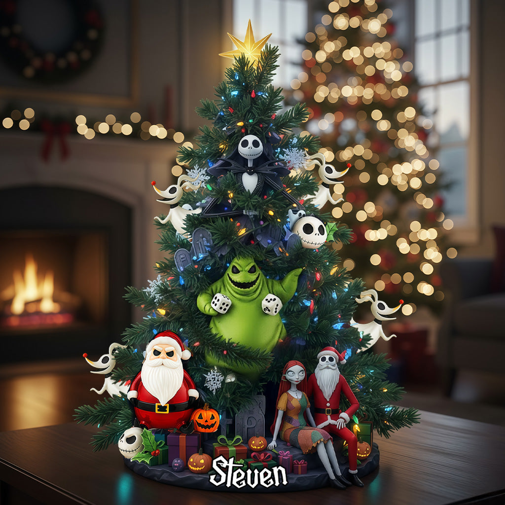 Spooky Christmas - Personalized Nightmare Custom Shaped Acrylic Plaque