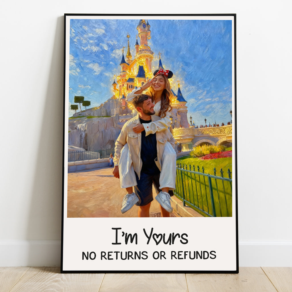 I'm Yours - Personalized Couple Canvas And Poster
