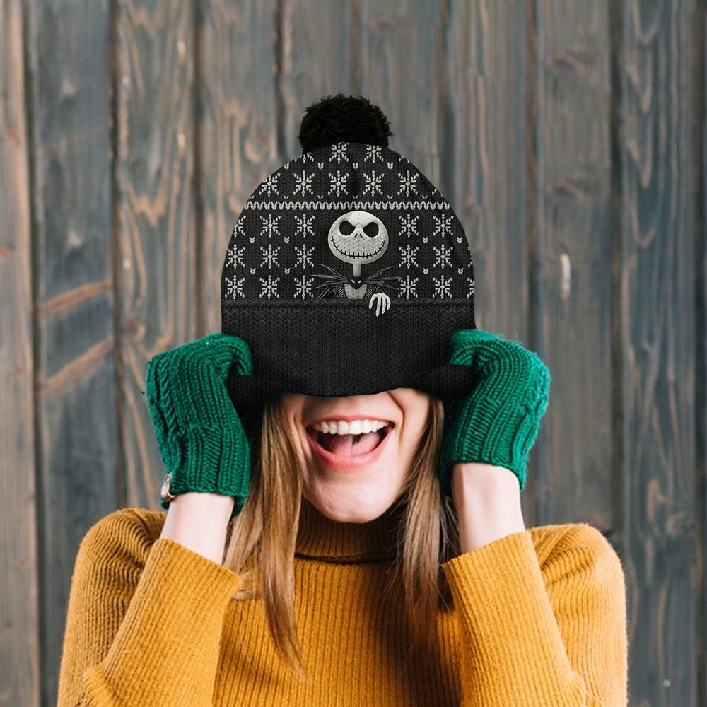 From Our First Kiss Till Our Last Breath - Personalized Nightmare Beanie Hat