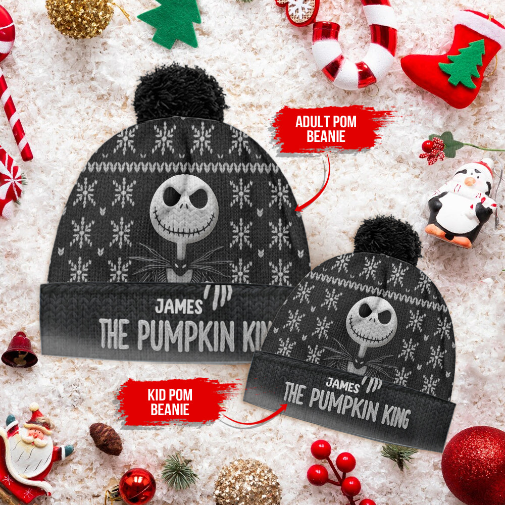 From Our First Kiss Till Our Last Breath - Personalized Nightmare Beanie Hat