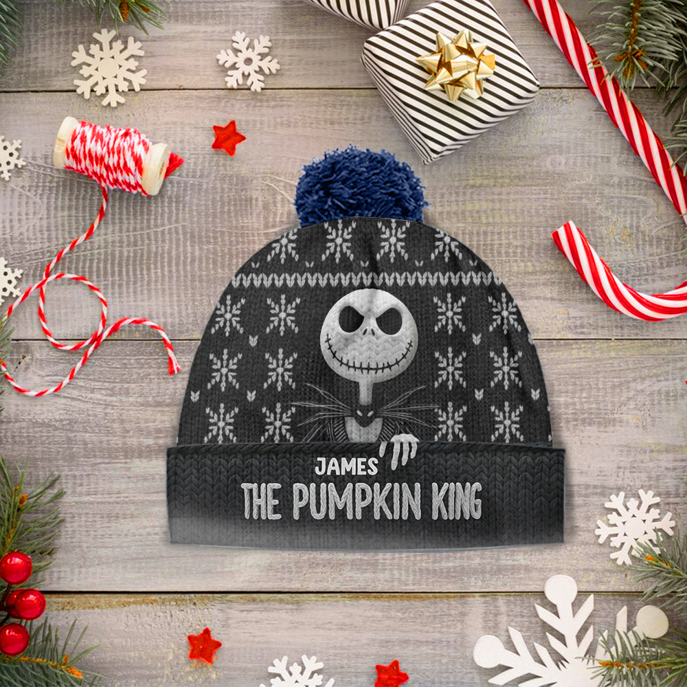 From Our First Kiss Till Our Last Breath - Personalized Nightmare Beanie Hat