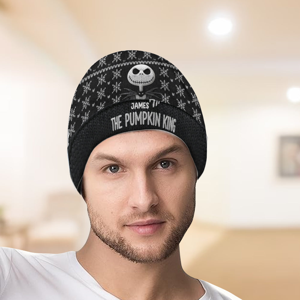 From Our First Kiss Till Our Last Breath - Personalized Nightmare Beanie Hat