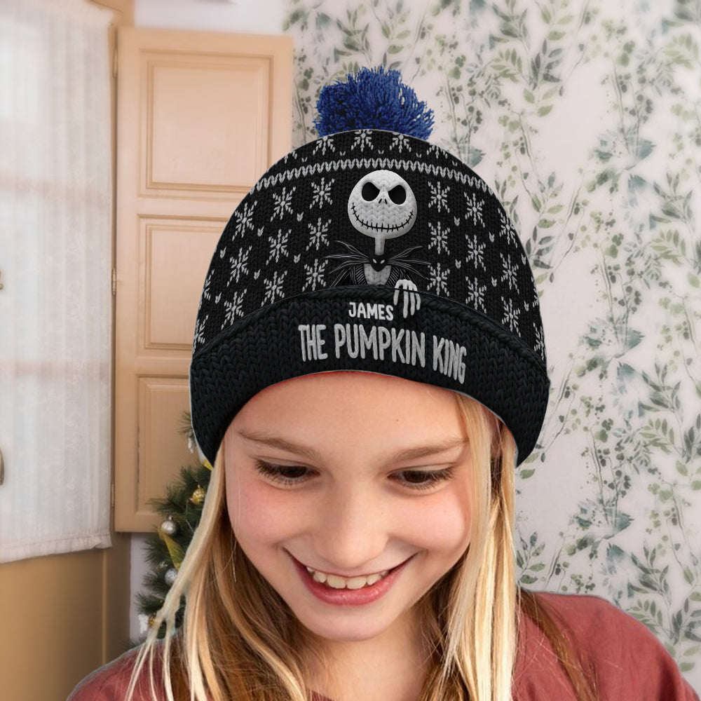 From Our First Kiss Till Our Last Breath - Personalized Nightmare Beanie Hat