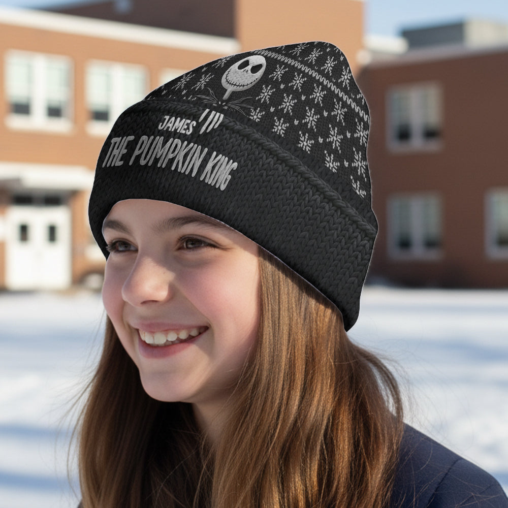 From Our First Kiss Till Our Last Breath - Personalized Nightmare Beanie Hat