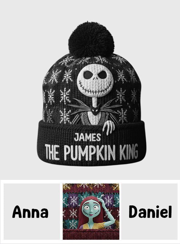 From Our First Kiss Till Our Last Breath - Personalized Nightmare Beanie Hat