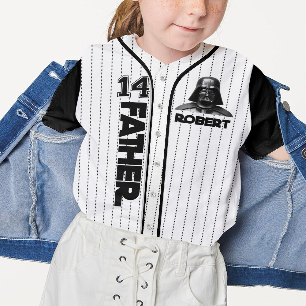 Their Father - Personalized The Force Baseball Jersey