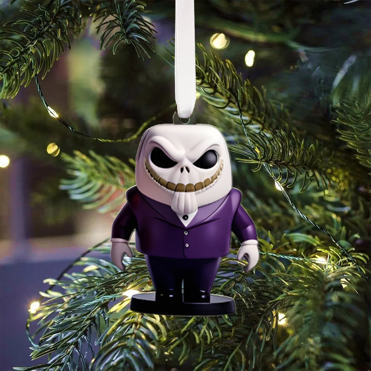 Dark Christmas - Personalized Nightmare Folded Advent Calendar With Ornaments