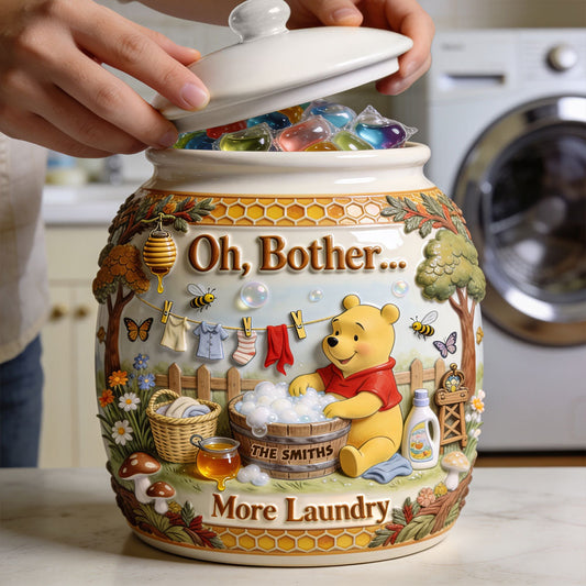 Oh, Bother.. More Laundry - Personalized Yellow Bear Laundry Pods