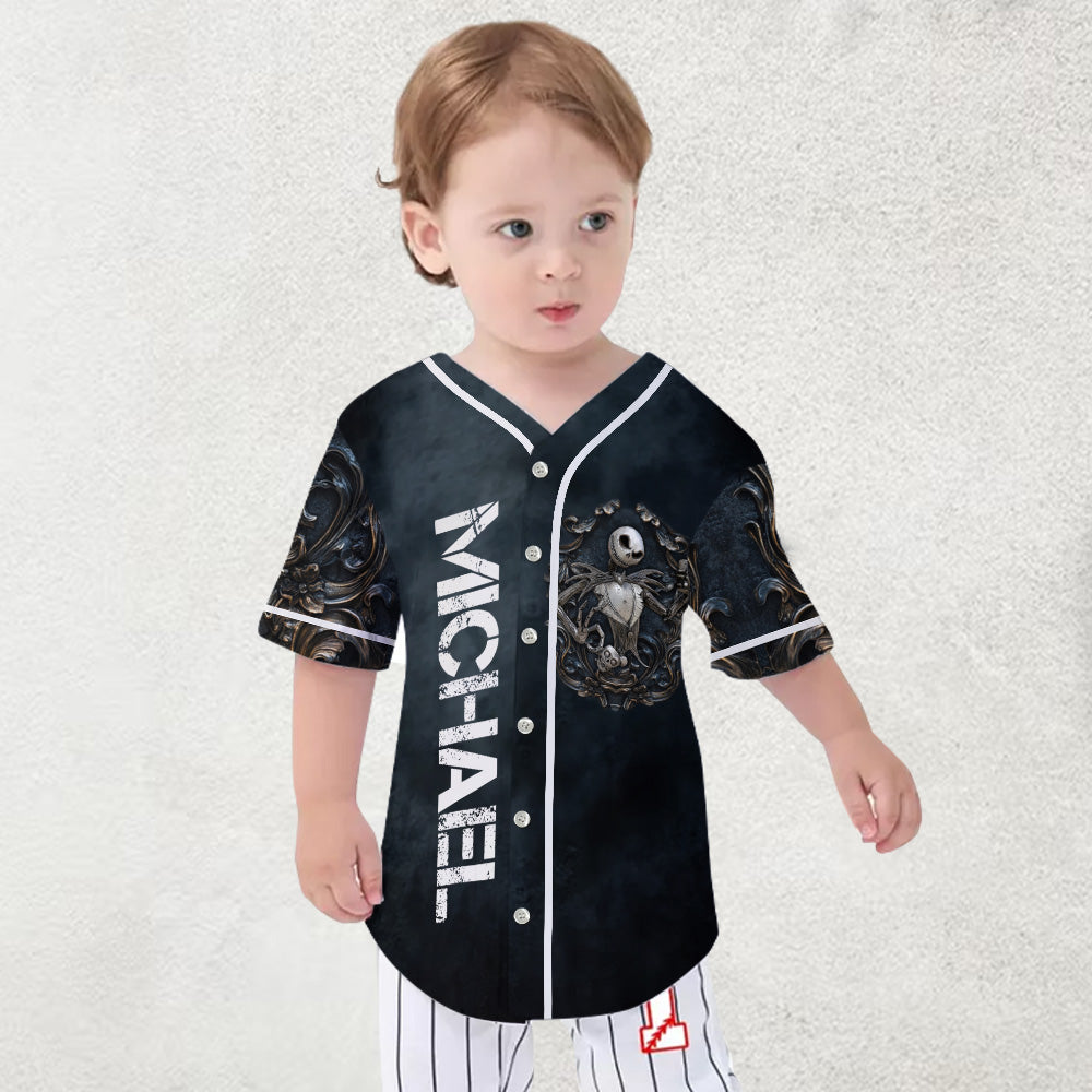 Black King - Personalized Nightmare Baseball Jersey