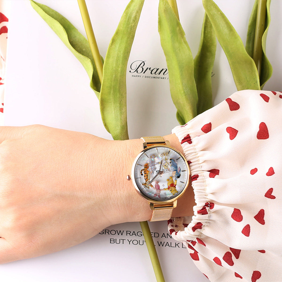 Friends - Personalized Yellow Bear Women Hand Watch