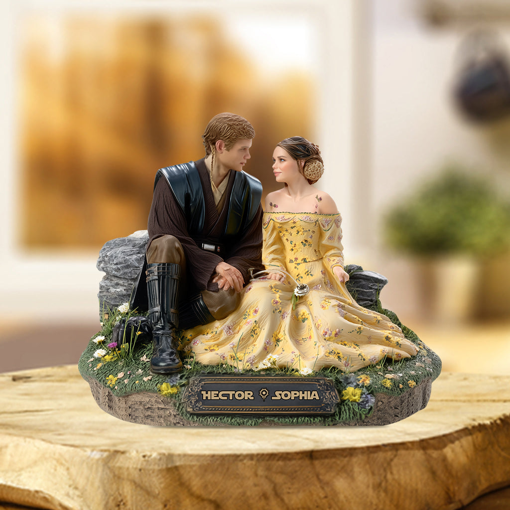 Together, You & I Can Rule The Galaxy - Personalized The Force Custom Shaped Acrylic Plaque