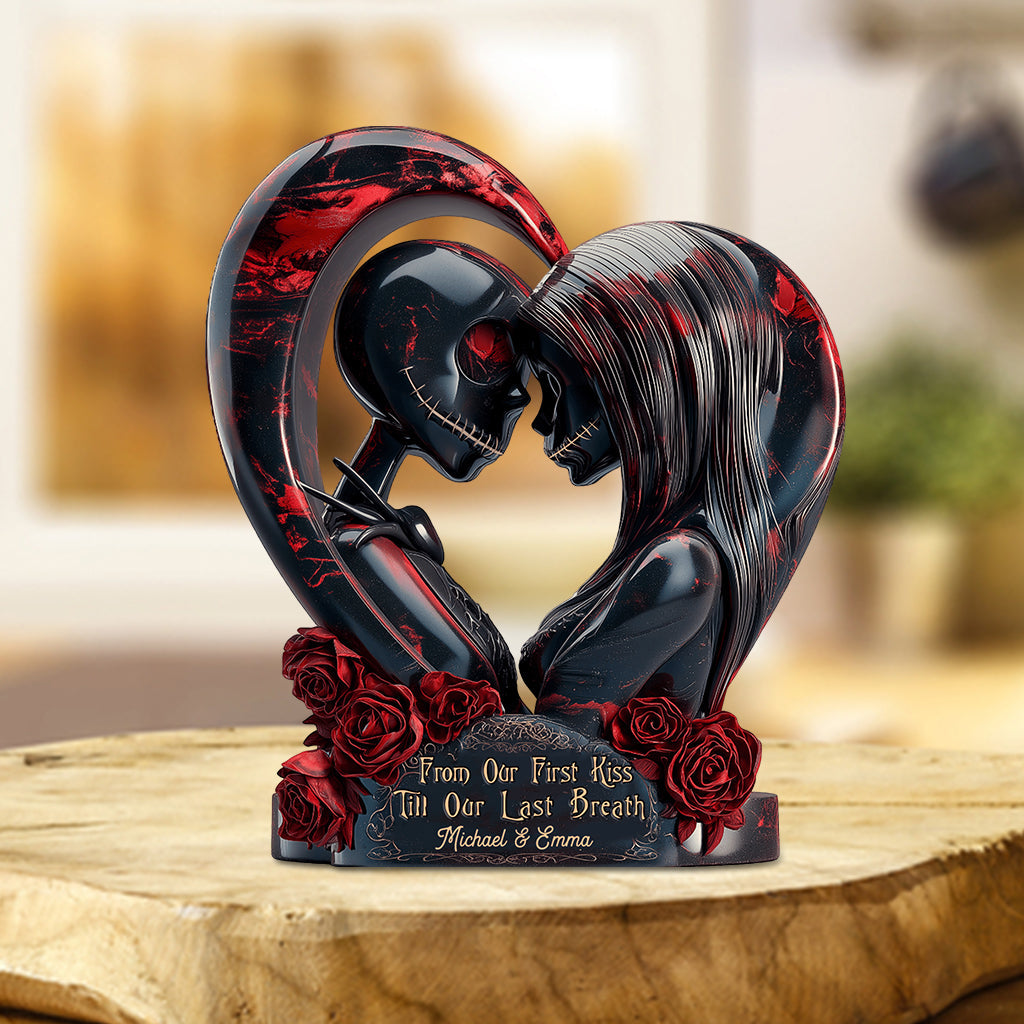 From Our First Kiss - Personalized Nightmare Custom Shaped Acrylic Plaque