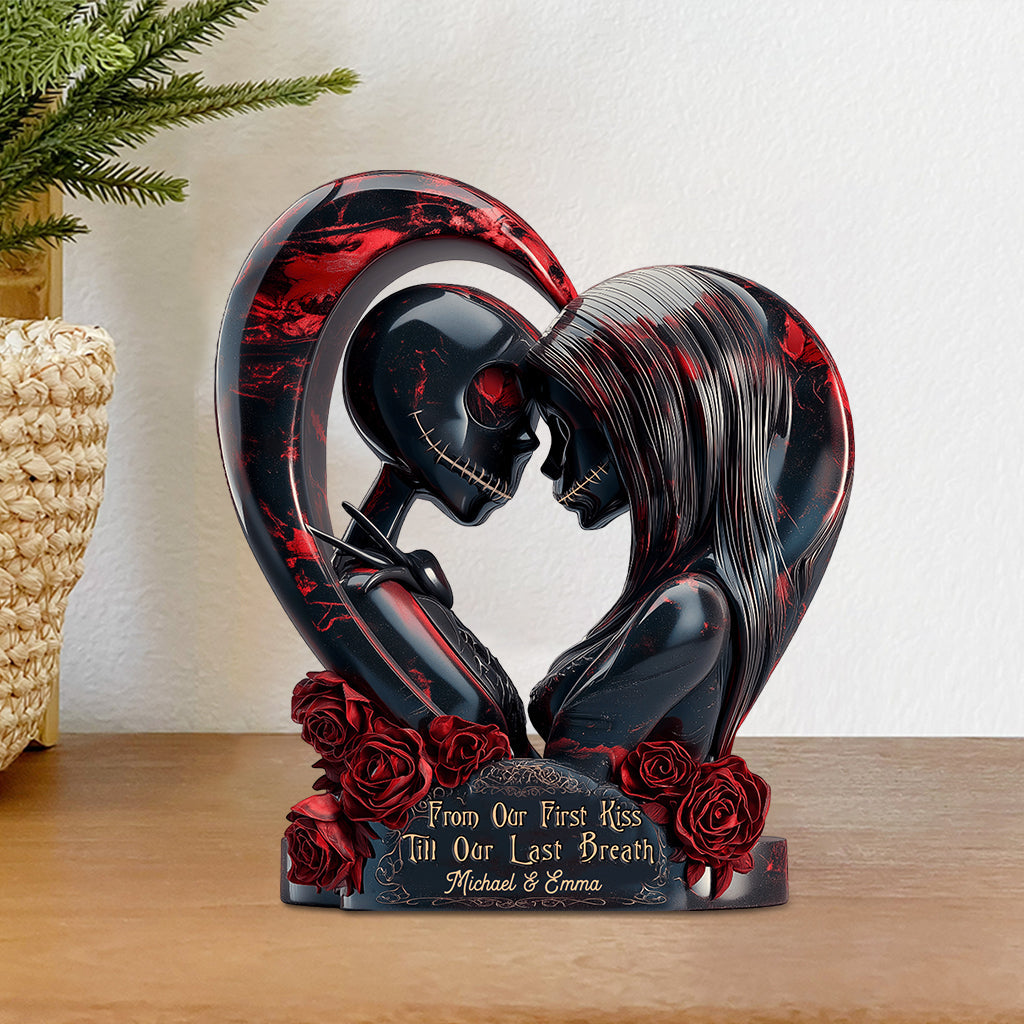 From Our First Kiss - Personalized Nightmare Custom Shaped Acrylic Plaque