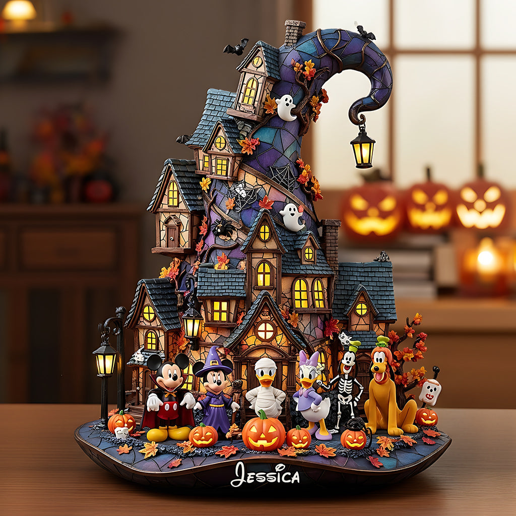 Magical Halloween - Personalized Mouse Custom Shaped Acrylic Plaque