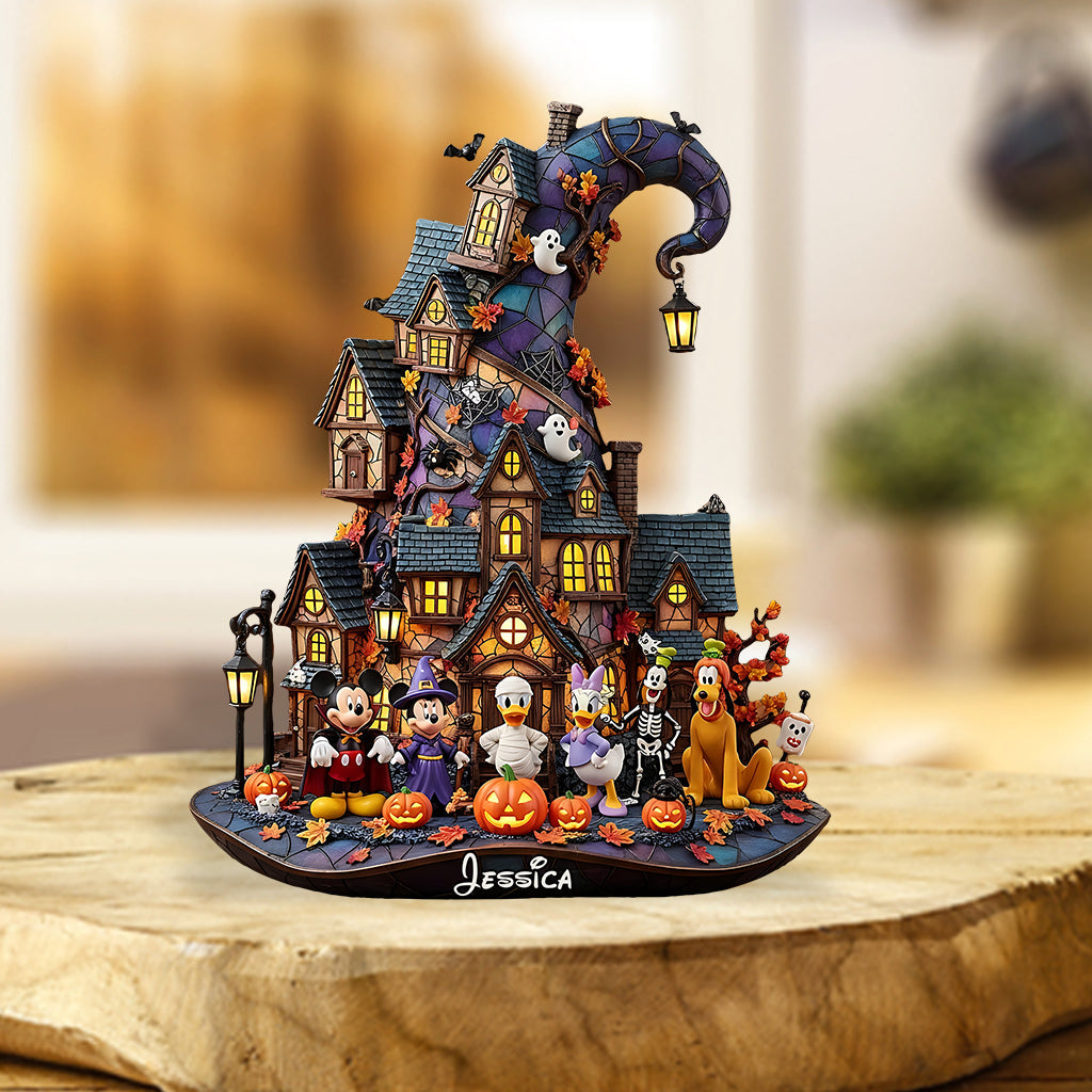 Magical Halloween - Personalized Mouse Custom Shaped Acrylic Plaque