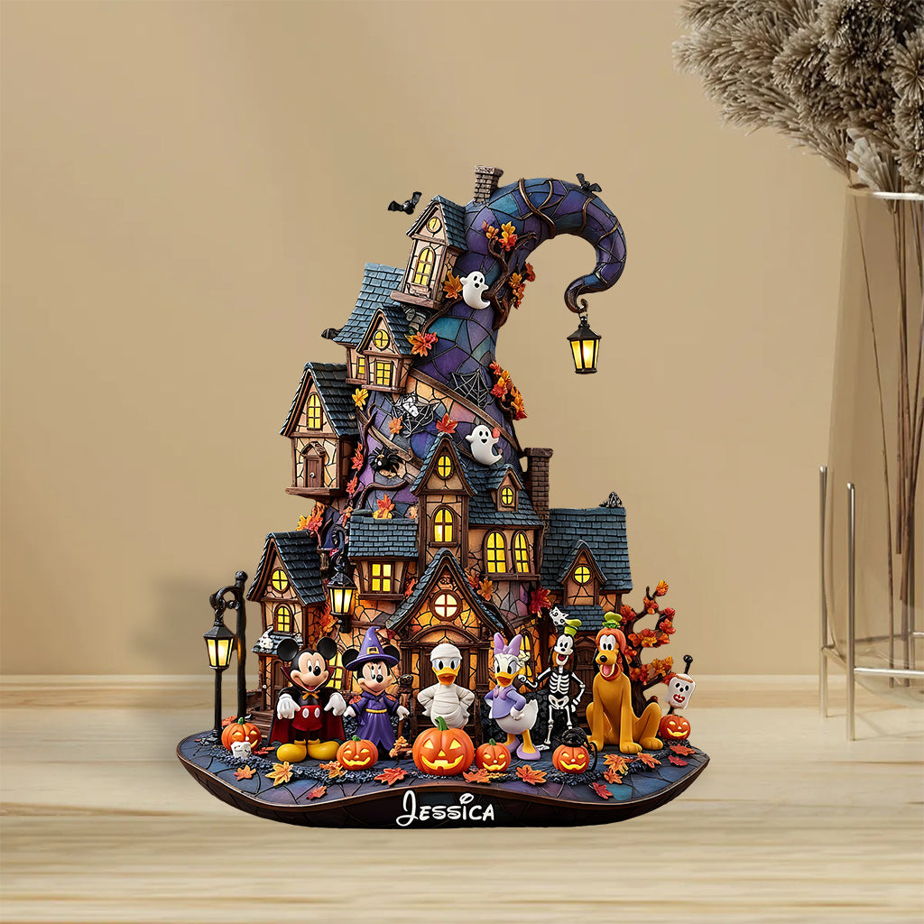 Magical Halloween - Personalized Mouse Custom Shaped Acrylic Plaque