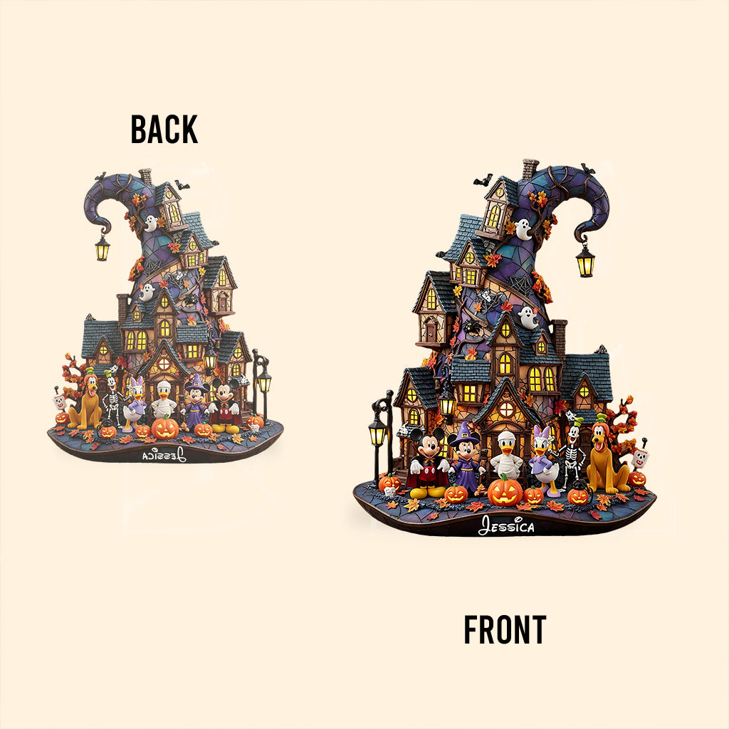 Magical Halloween - Personalized Mouse Custom Shaped Acrylic Plaque