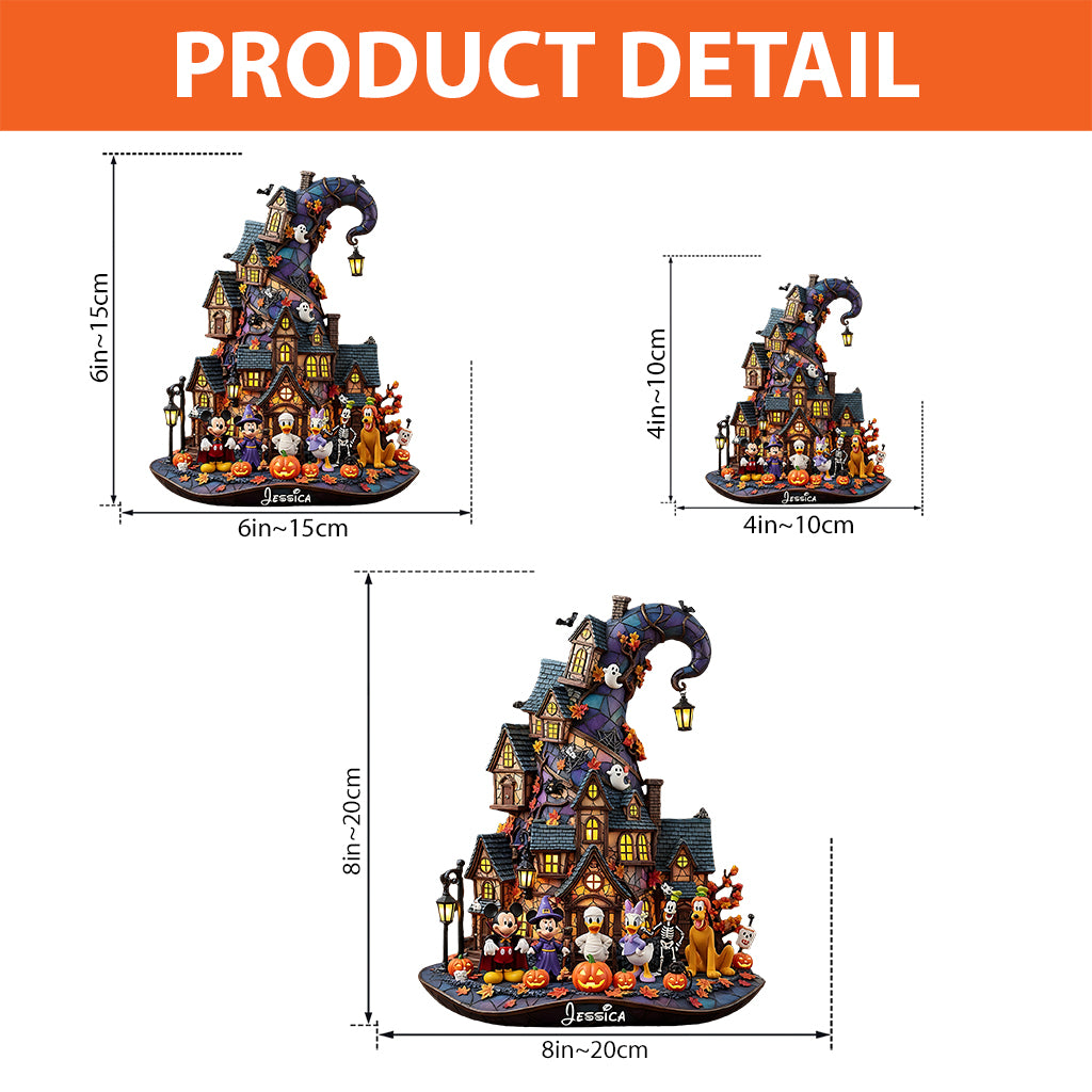 Magical Halloween - Personalized Mouse Custom Shaped Acrylic Plaque