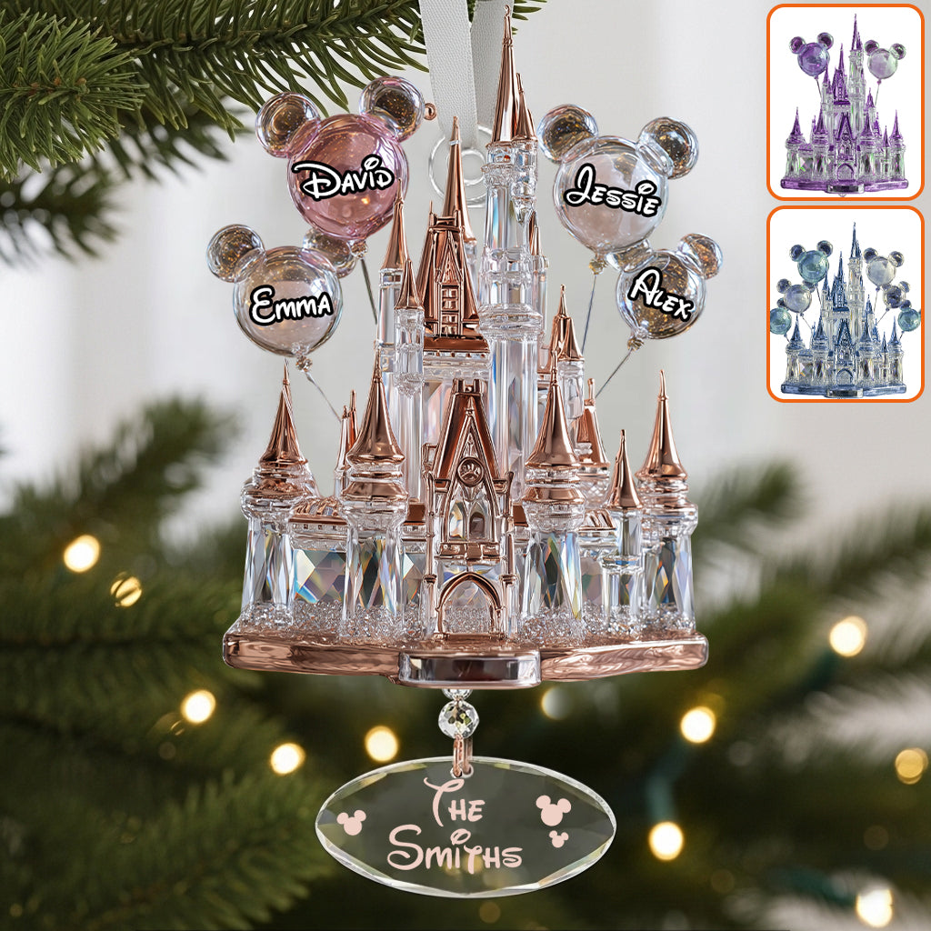 Magical Castle - Personalized Mouse Ornament