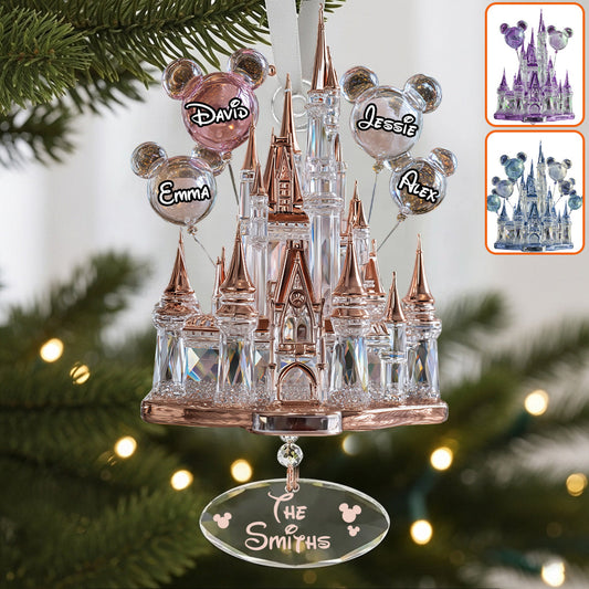 Magical Castle - Personalized Mouse Ornament