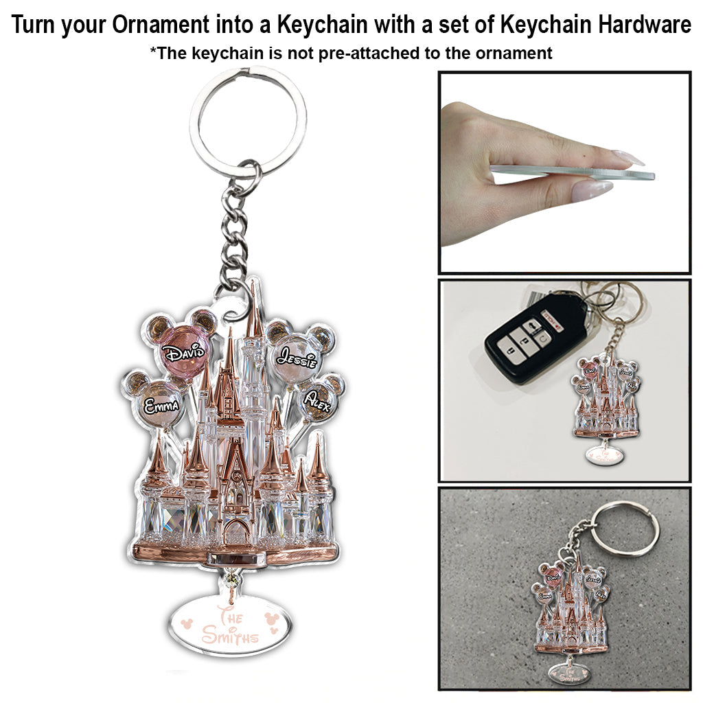 Magical Castle - Personalized Mouse Ornament