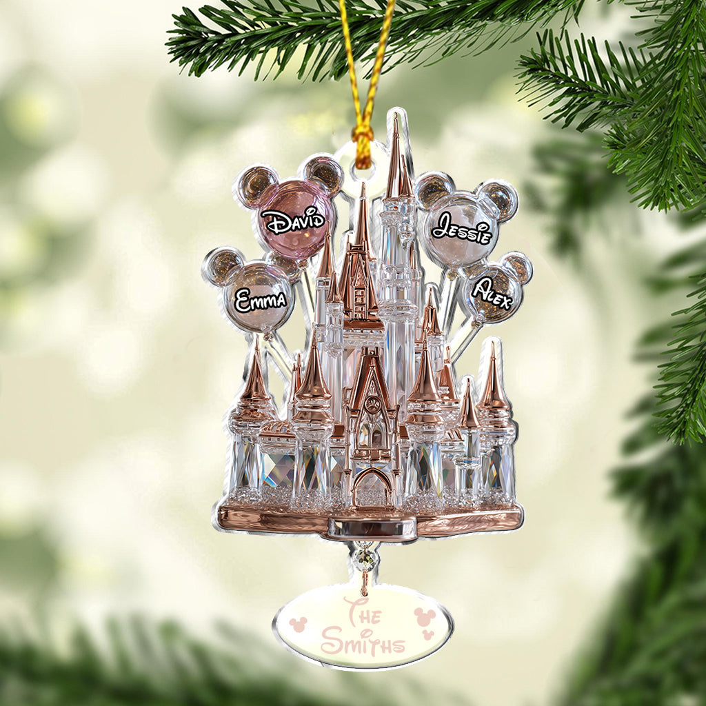 Magical Castle - Personalized Mouse Ornament