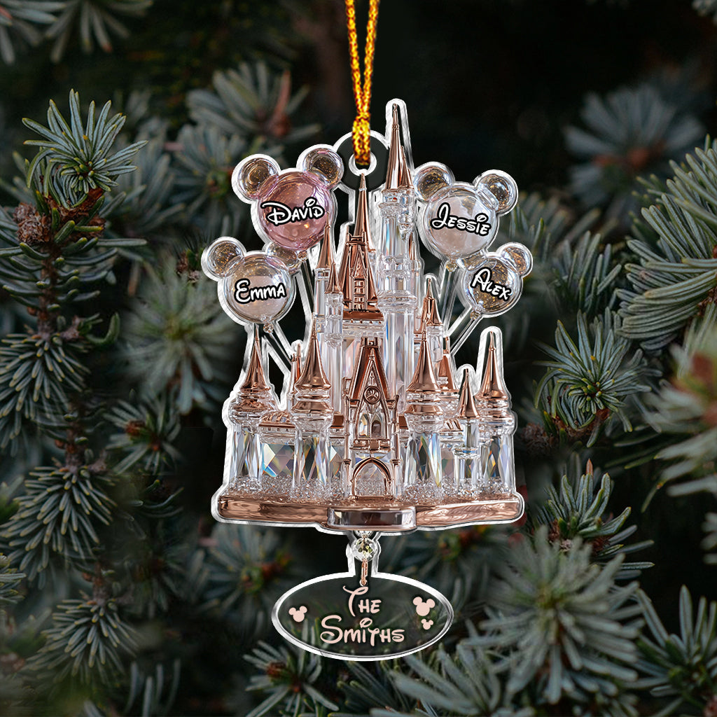 Magical Castle - Personalized Mouse Ornament