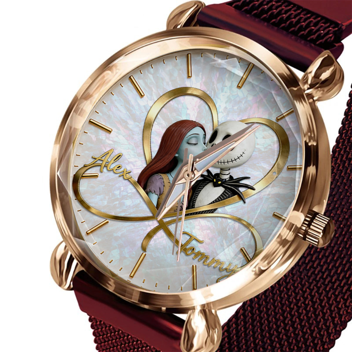 Love You Infinite - Personalized Nightmare Women Hand Watch