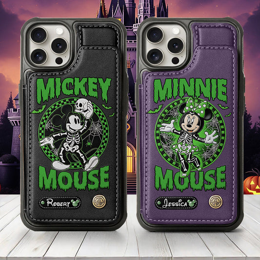 No So Scary Party - Personalized Mouse Wallet Phone Case