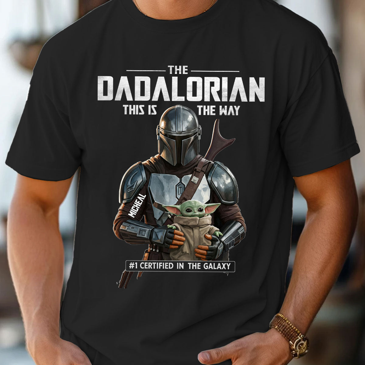 Dadalorian This Is The Way - Personalized The Force T-shirt And Hoodie