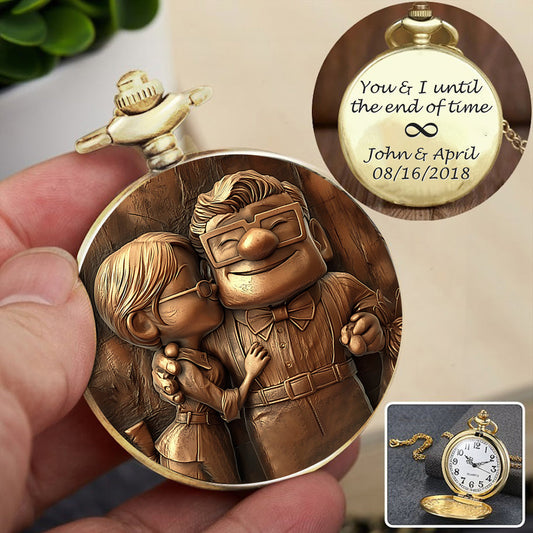 Until The End Of Time - Personalized Mouse Pocket Watch