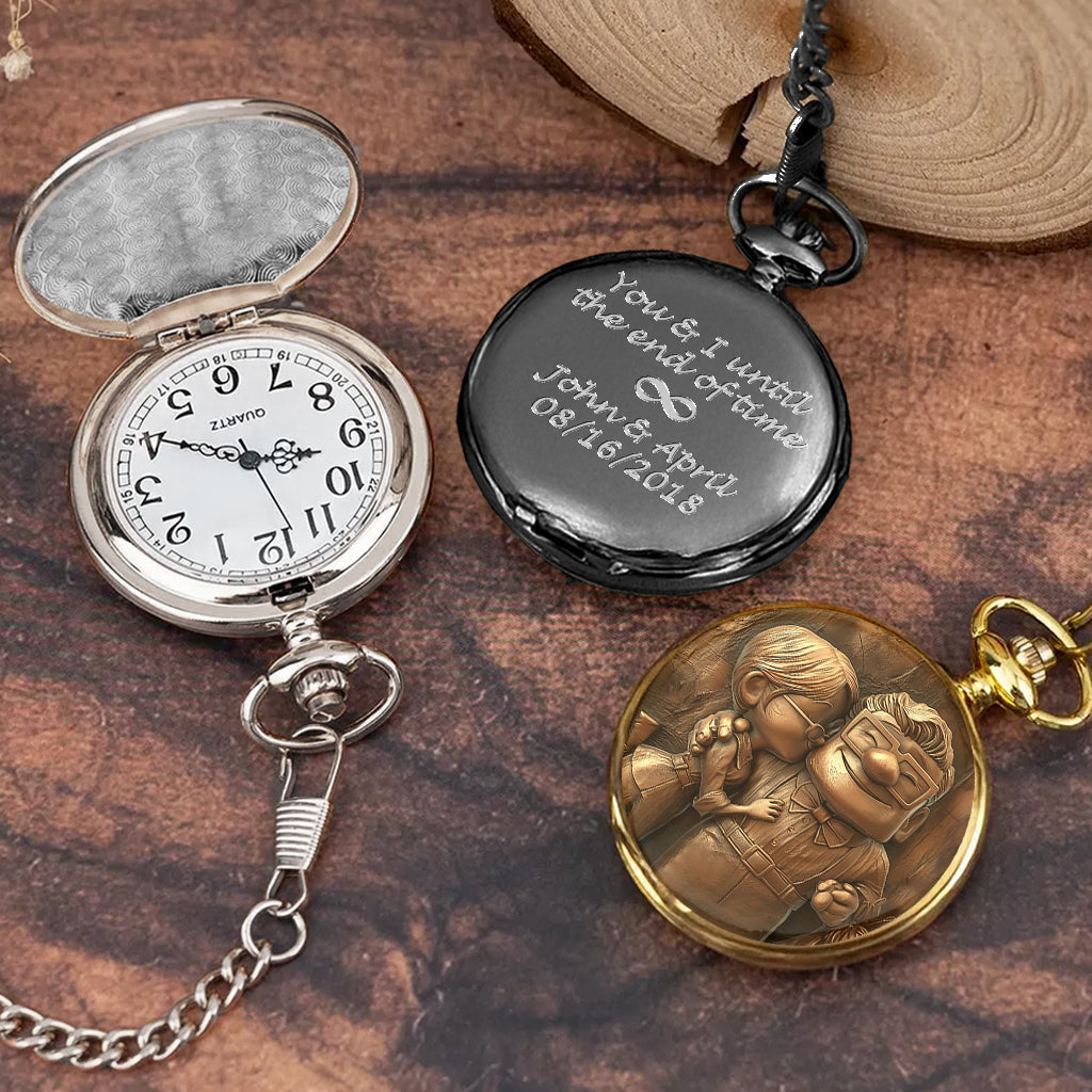 Until The End Of Time - Personalized Mouse Pocket Watch