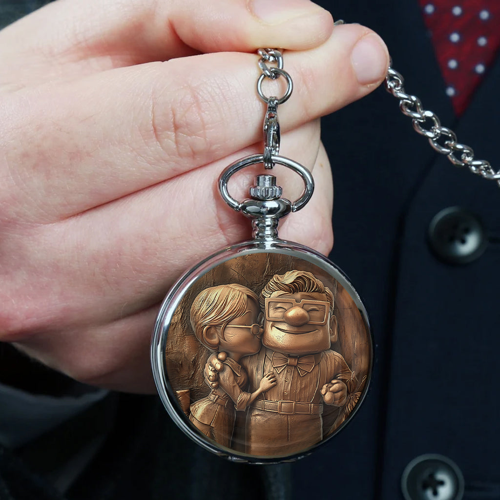 Until The End Of Time - Personalized Mouse Pocket Watch