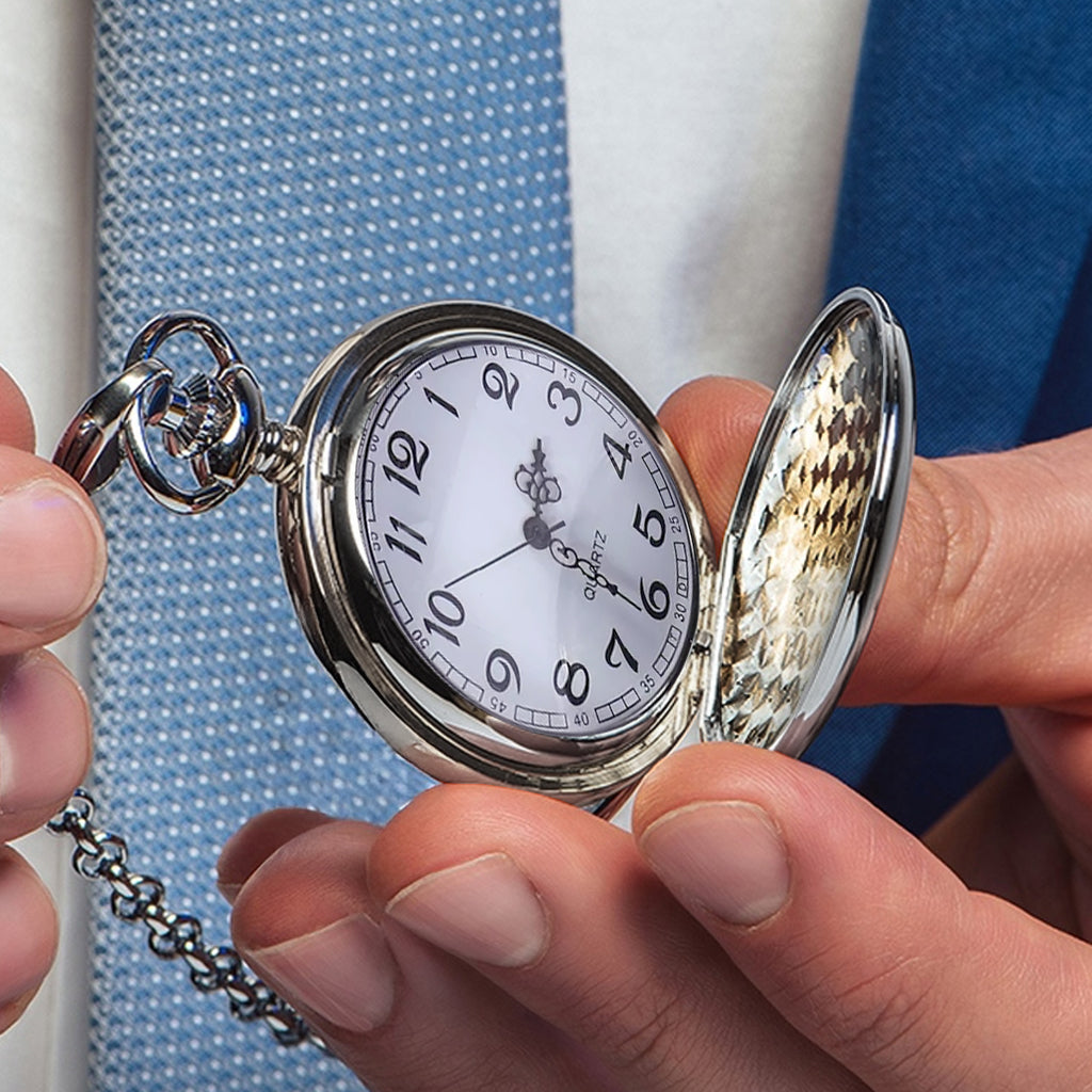 Until The End Of Time - Personalized Mouse Pocket Watch