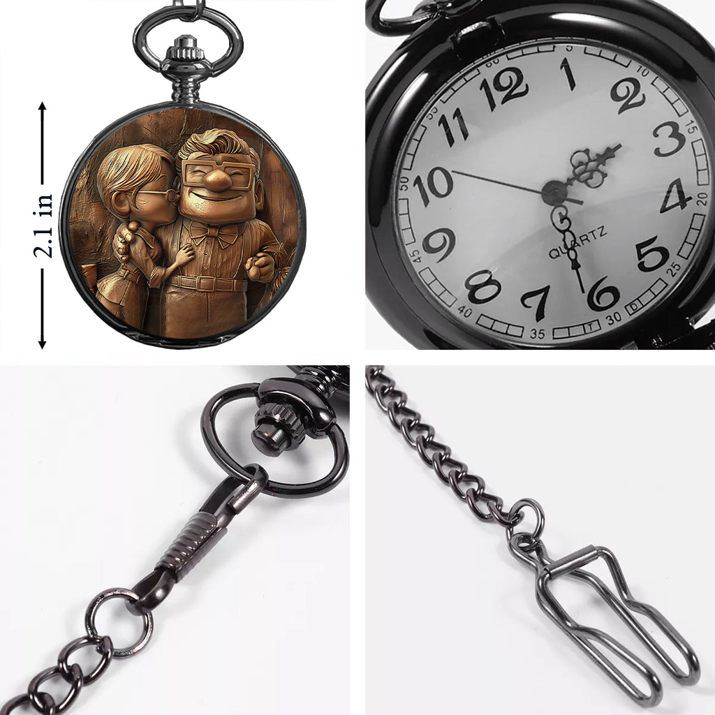 Until The End Of Time - Personalized Mouse Pocket Watch