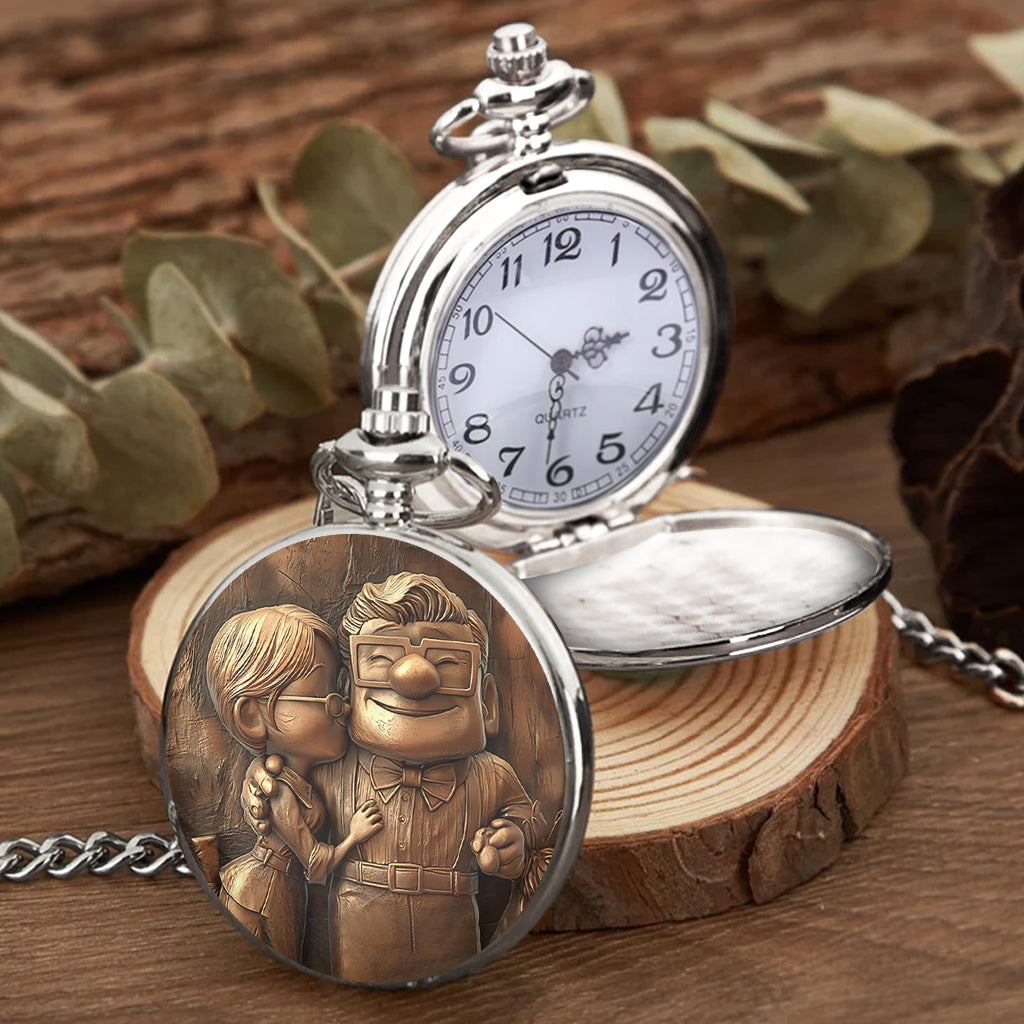 Until The End Of Time - Personalized Mouse Pocket Watch