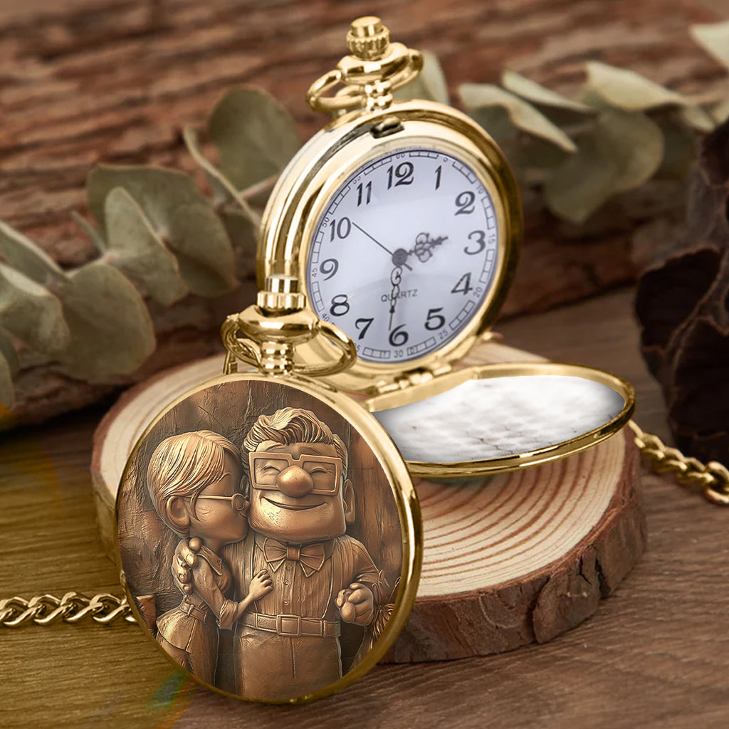 Until The End Of Time - Personalized Mouse Pocket Watch
